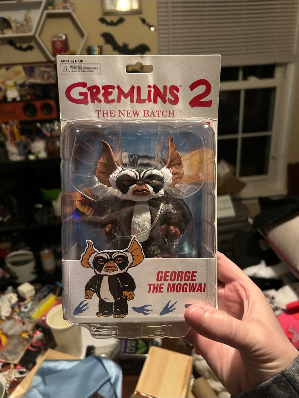 Gremlins 2 George the Mogwai Collectible Figure - Black & Brown